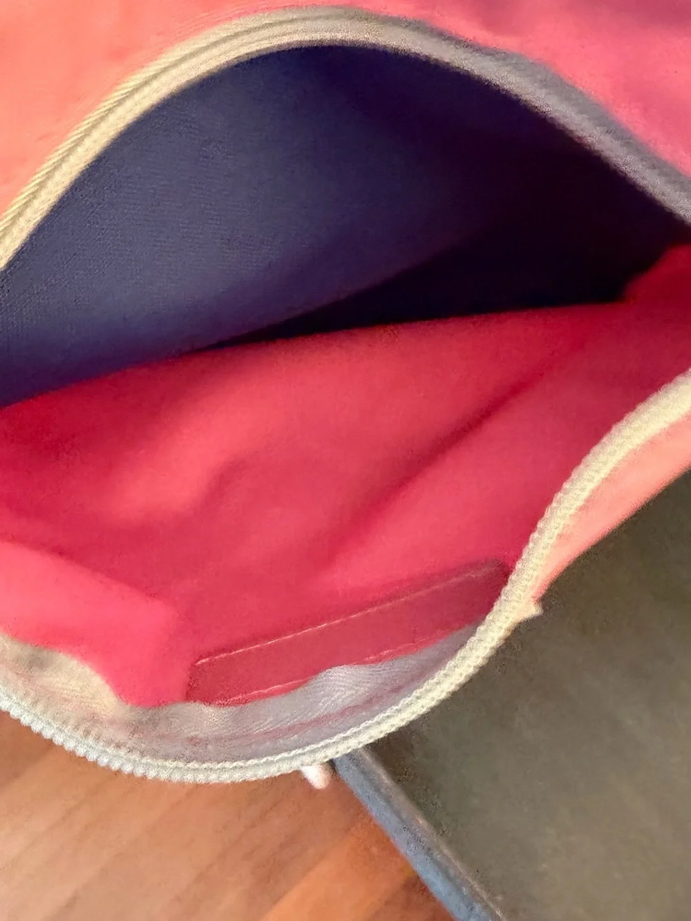 SCOUT pink and blue backpack. Lots of compartments.